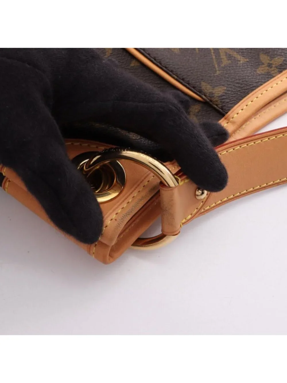 Louis Vuitton Shoulder Bag Galleria PM Canvas Leather